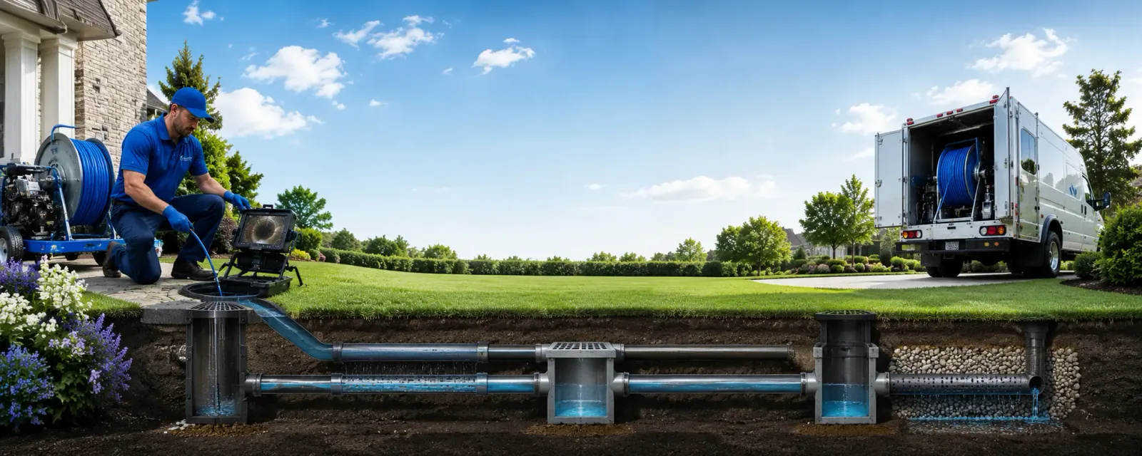 Outdoor drain cleaning information for Clarks Grove, MN